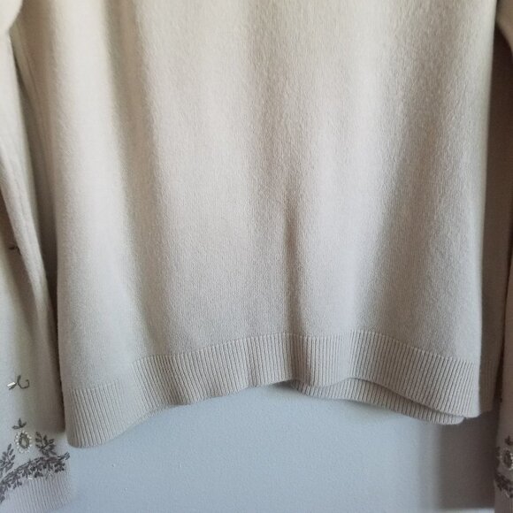 Paul Harris Design Embroidery Beaded Cardigan Large - Picture 12 of 15